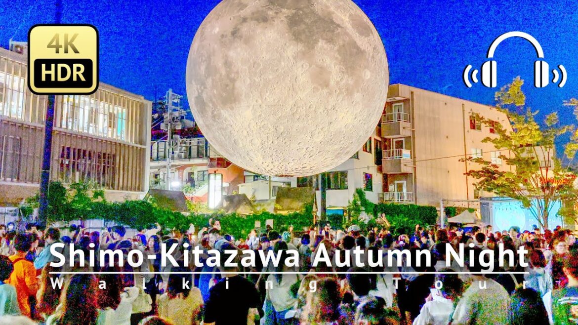 Shimo-Kitazawa Autumn Night 2023 Walking Tour - Tokyo Japan [4K/HDR/Binaural]