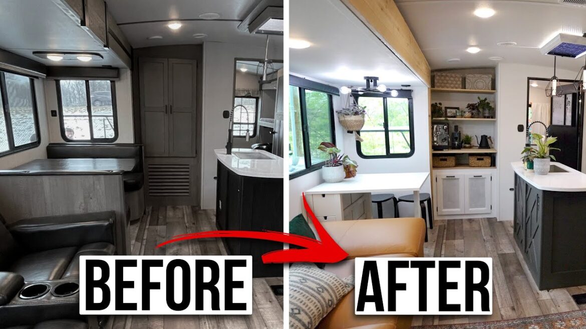 FULLY RENOVATING A BRAND NEW RV FOR UNDER $3,000 // RV TOUR