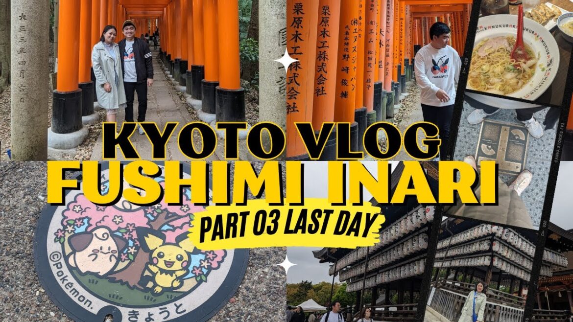 Fushimi Inari Kyoto Vlog 2023 Part 03