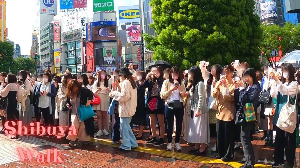 Shibuya Tokyo walking tour. 28 【4K】4.2023