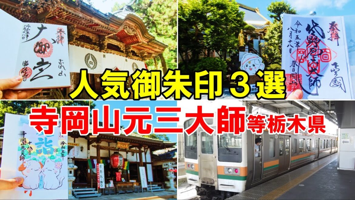 【神社仏閣ひとり旅】栃木県両毛線沿線御朱印巡り３選[御朱印500名印(No.157～159)]