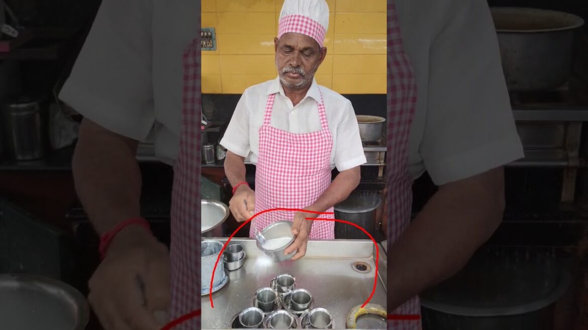 Most Viral Tea Master in Pondicherry 🤚| 1m Views in Instagram 🔥| Ajith Fan❤️ #shorts #streetfood