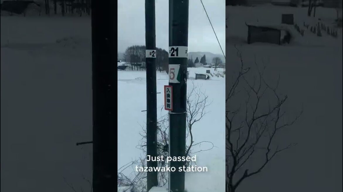 Train POV series| Akita Shinkansen Line| Passing through beautiful mountain regions of Akita