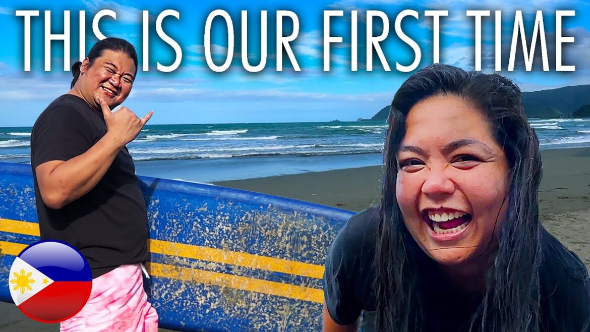 LEARNING to SURF in Baler Aurora π΅π Philippine Beach Paradise LEARNING to SURF in Baler Aurora π΅π Philippine Beach Paradise