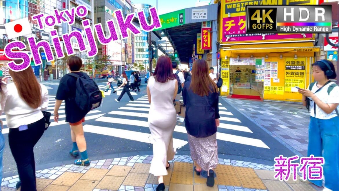 [Shinjuku Walk 4K 60fps HDR]  -Tokyo Japan- September 2023  Shinjuku tour ｜ 2023年9月 新宿観光 新宿駅〜新宿駅西口周辺