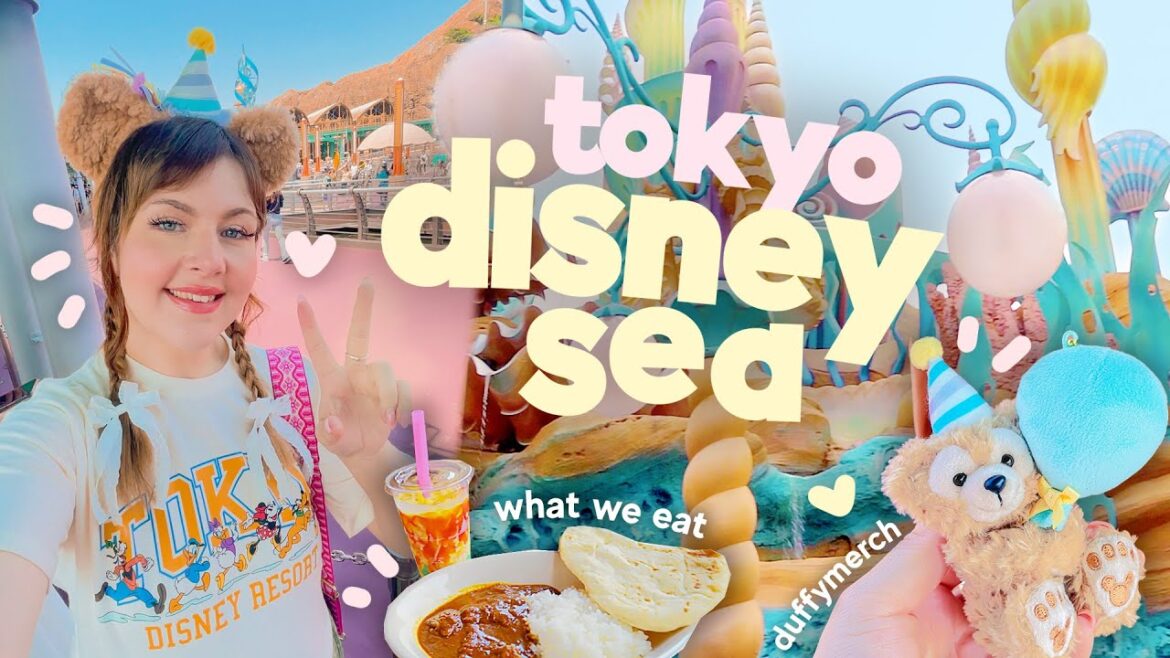 WE WENT TO TOKYO DISNEY SEA FOR THE FIRST TIME 🐠🌸 Full tour Rides & What we eat in Tokyo Disneysea
