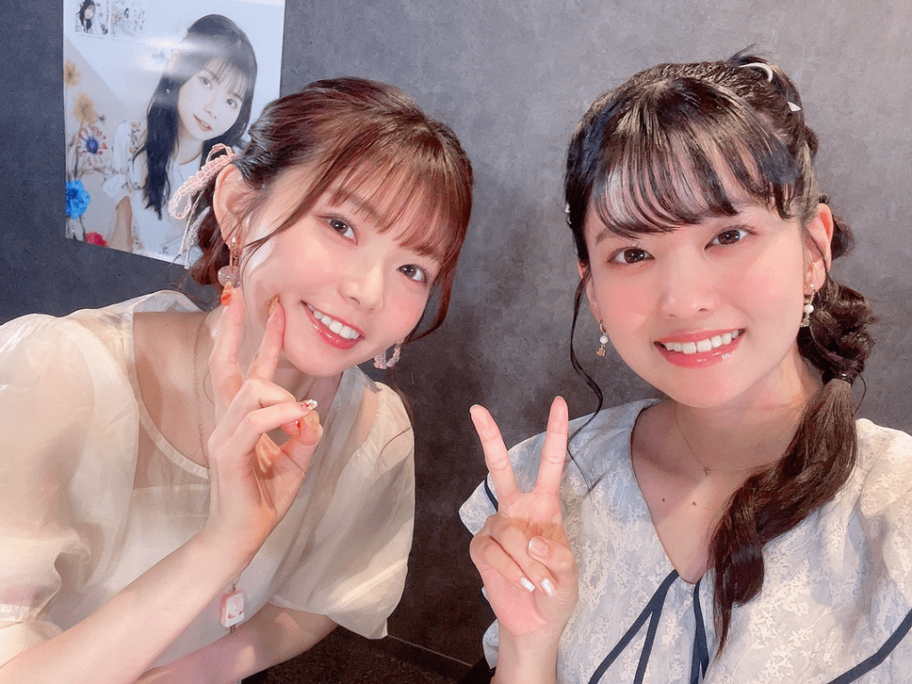Suwa Nanaka and Onishi Aguri from Their Special Livestream