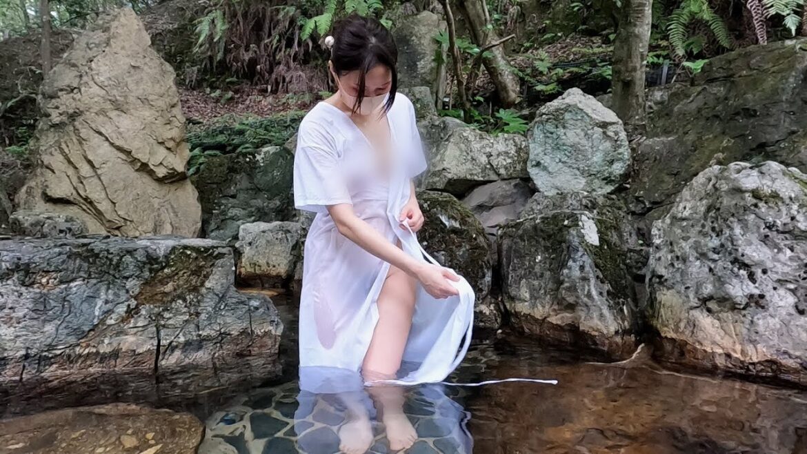 【温泉女子】京都府亀岡市湯の花温泉にある貸切露天風呂にお邪魔しました｜Japanese hot springs｜일본의 온천｜जापानी हॉट स्प्रिंग्स