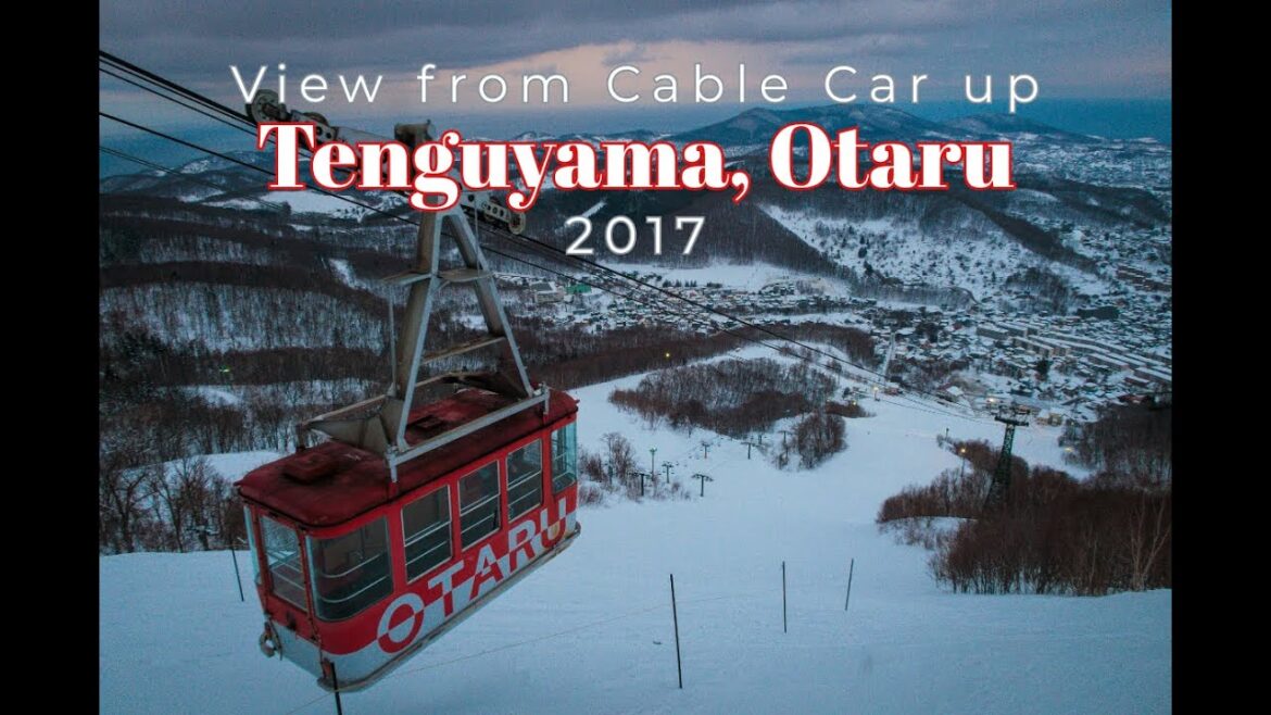 Cable Car View Up Tenguyama, Otaru, Japan