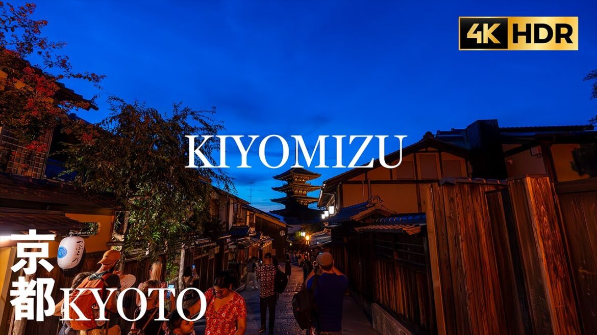 [4K HDR] 🎌Taking a walk through Kyoto Kiyomizu at dusk.
