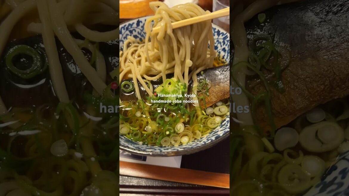 What To Do In Japan: get handmade soba noodles in Kyoto #japantrip #japanesefood #japantravel