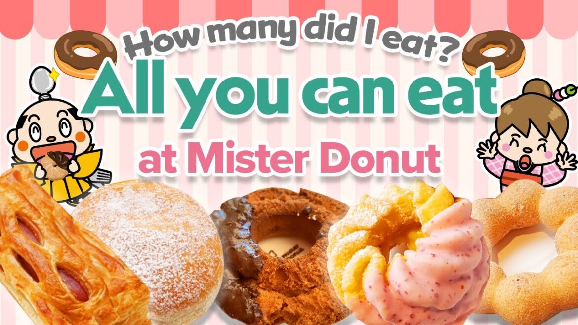 All you can eat at Mister Donut! Tokyo Japan / Food Review All you can eat at Mister Donut! Tokyo Japan / Food Review