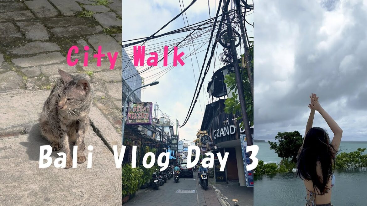 【Bali Travel】巴厘島Vlog ｜散步在印尼｜巴厘島新開購物中心｜7日6泊 Day 3｜バリ島｜海外Vlog