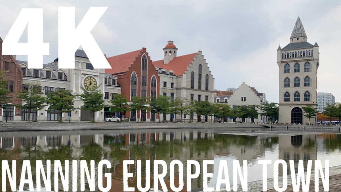 satisfying video | 4K|Walking Tour of European Town in Nanning, China|Travel Diary Video satisfying video | 4K|Walking Tour of European Town in Nanning, China|Travel Diary Video