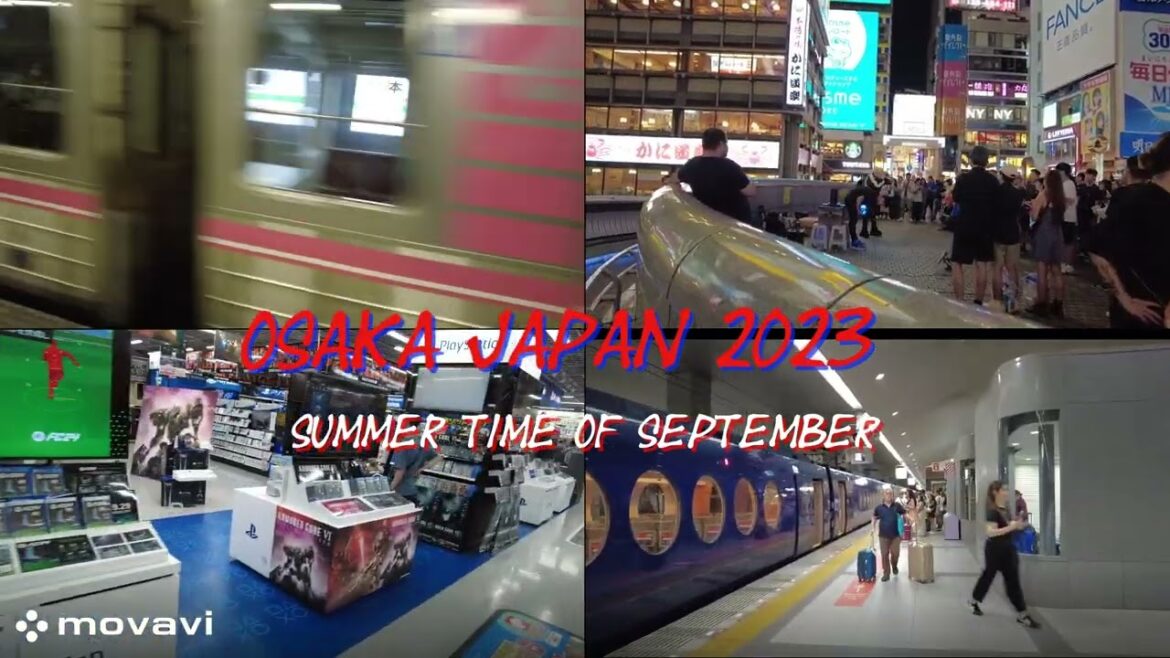 OSAKA JAPAN 2023 SUMMER TIME OF SEPTEMBER