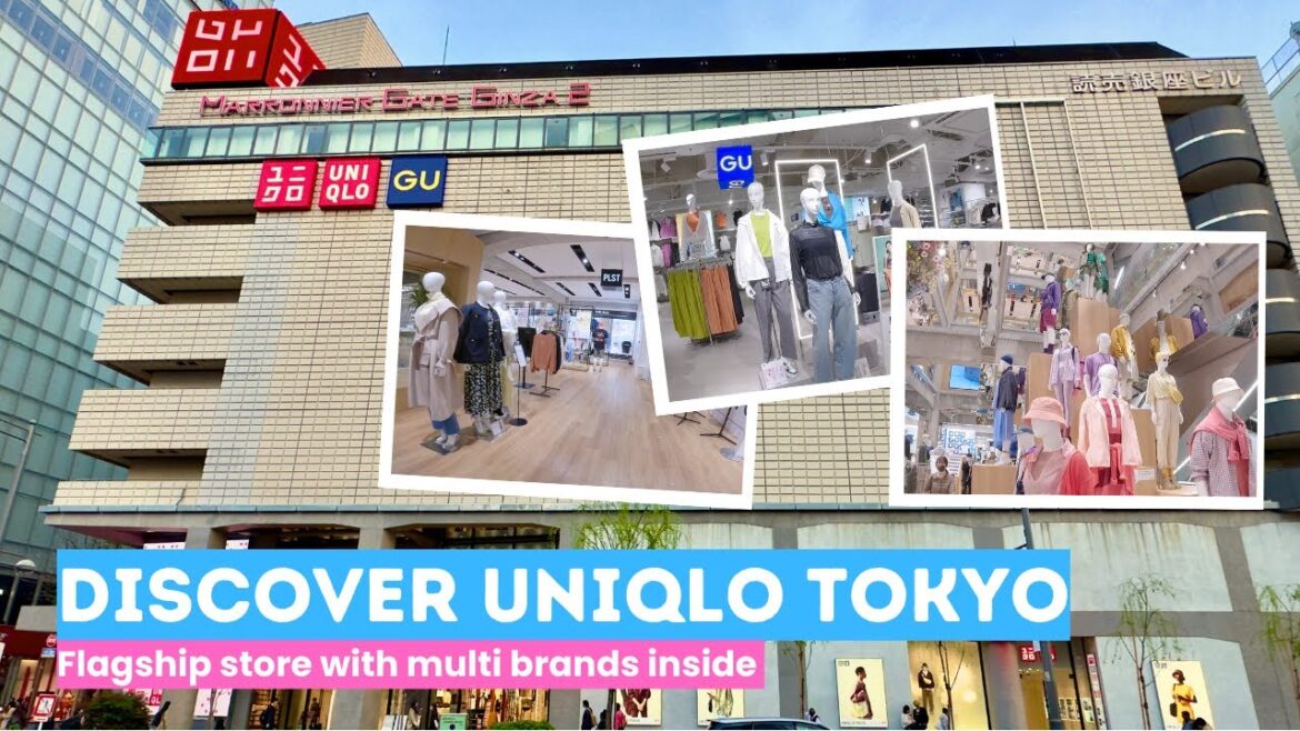 UNIQLO TOKYO Flagship Store Tour in Ginza, Tokyo, Japan [4K Video]