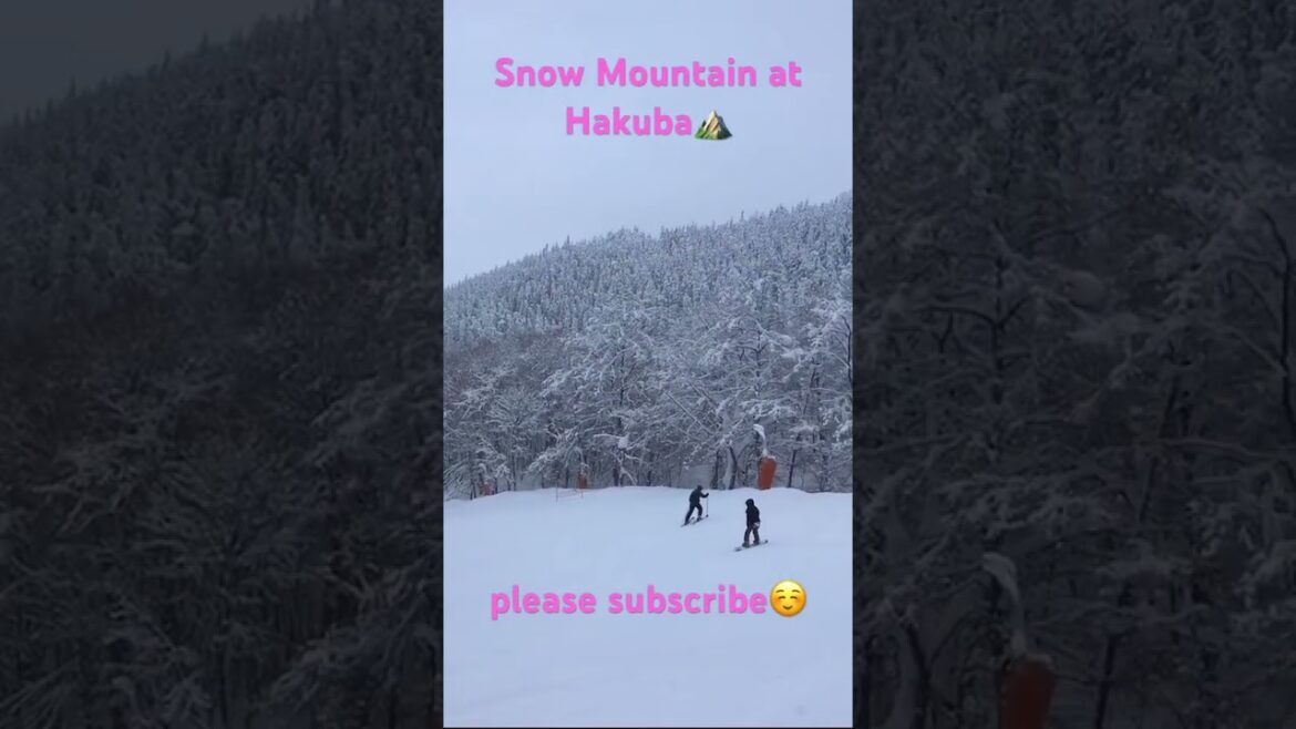【JAPAN】Snow Mountain at Hakuba