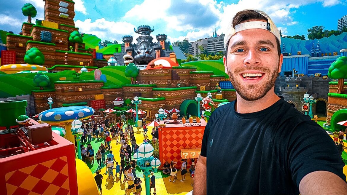 TOADSTOOL CAFE Hack: POV Of Mario Kart Bowser's Challenge! My FIRST Visit Universal’s Nintendo World