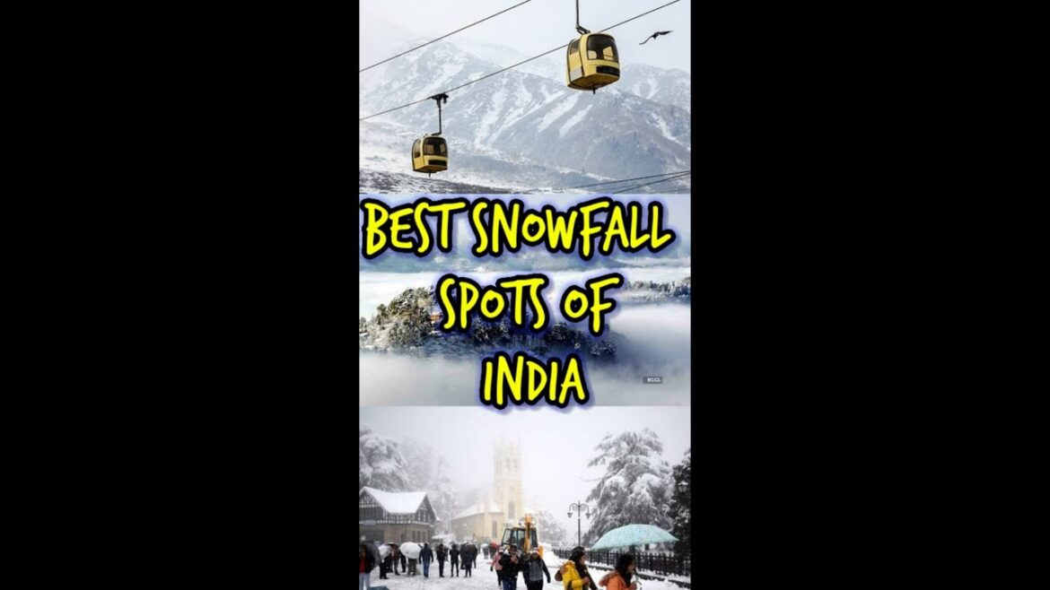 Best 😍 Snowfall❄️ Destinations In India🌨️ | #winterspecial #travelshorts #snow #snowfall | zlogs