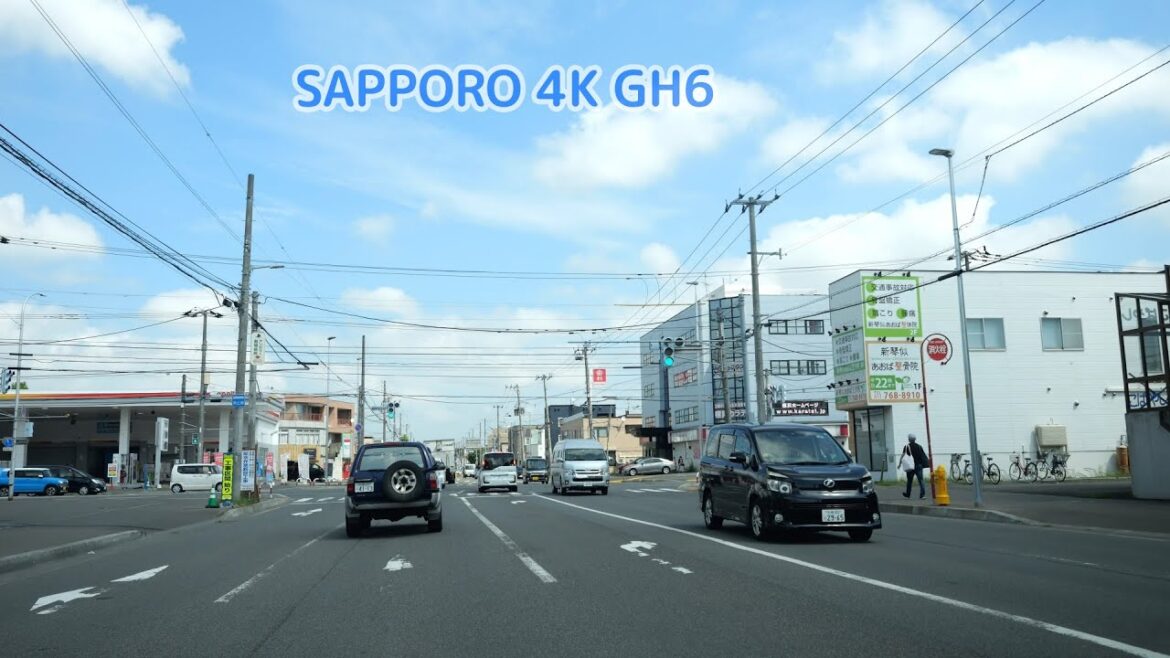 西野屯田通：屯田方面 [ 4K/60p GH6 車載動画 #札幌市 2023]　Japan Drive Hokkaido Sapporo city road