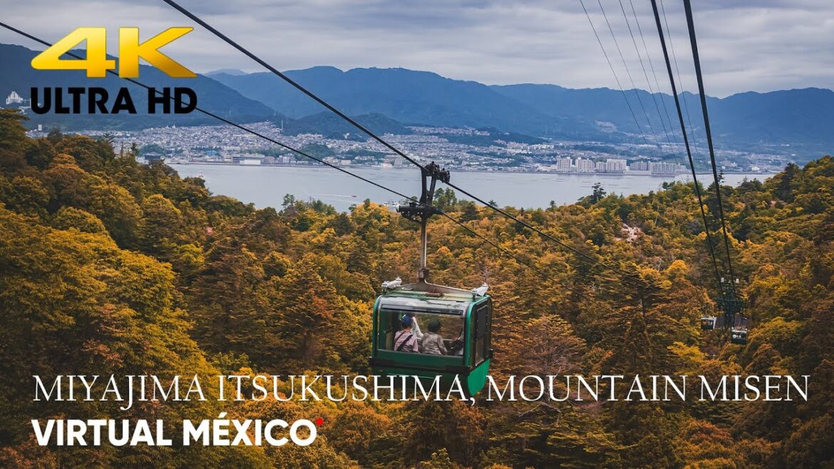 🔴 [4K] ESTA ISLA ESTA MUY CERCA DE HIROSHIMA ¡HAY TELEFERICO!  - JAPAN WALKING MIYAJIMA ASMR