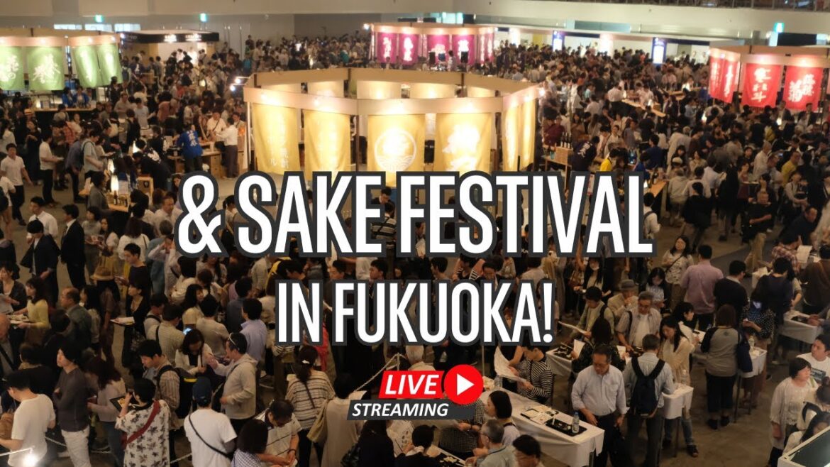 🔴LIVE: Massive Sake Festival in Fukuoka - It’s & SAKE 2023!
