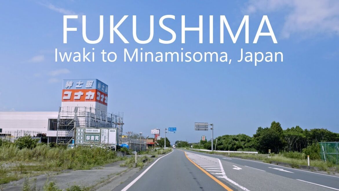 4K Iwaki to Minamisoma Thru Difficult to Return Zone near Fukushima Daiichi Nuclear Power Plant