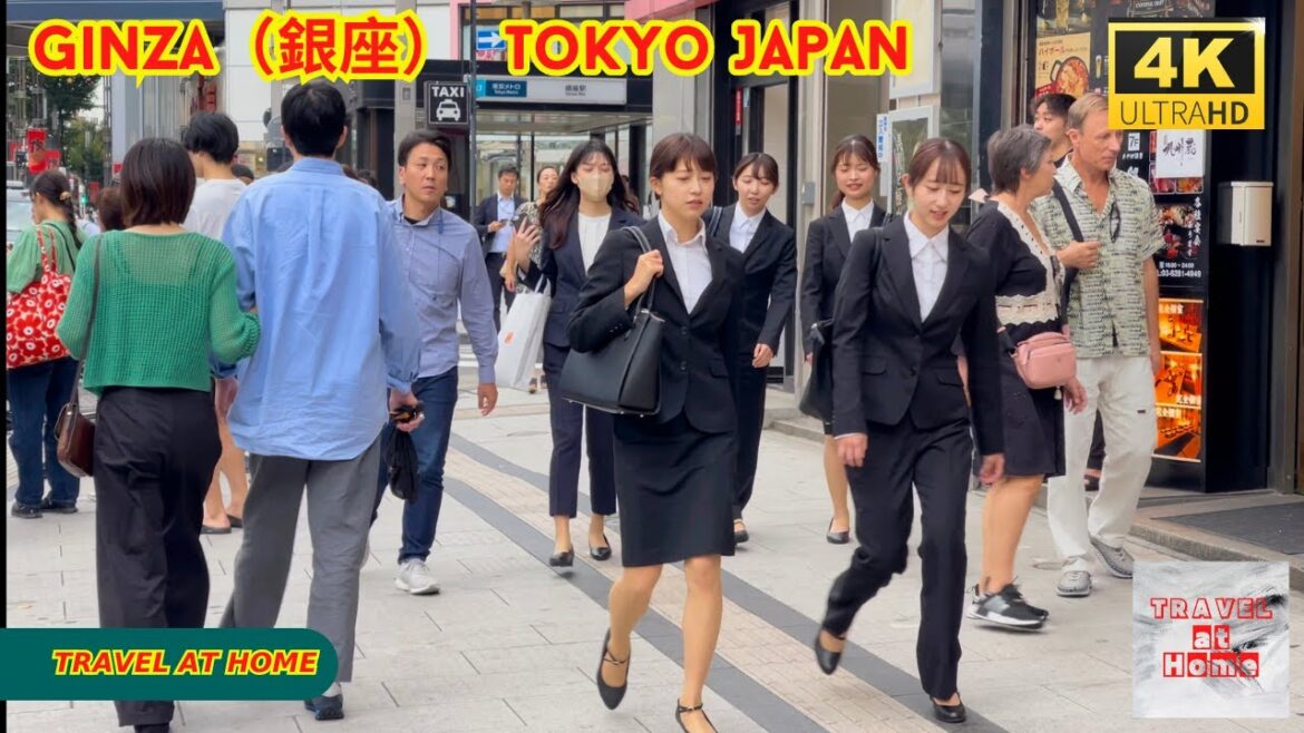 4k hdr japan travel | Walk in Ginza(銀座)Tokyo japan | Relaxing Natural City ambience 4k hdr japan travel | Walk in Ginza(銀座)Tokyo japan | Relaxing Natural City ambience