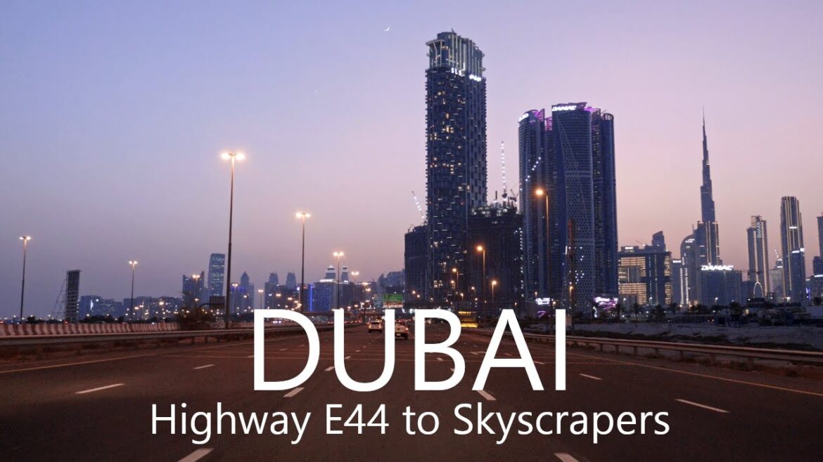 4K Dubai Twilight Drive | Highway E44 to Downtown Dubai 4K Dubai Twilight Drive | Highway E44 to Downtown Dubai