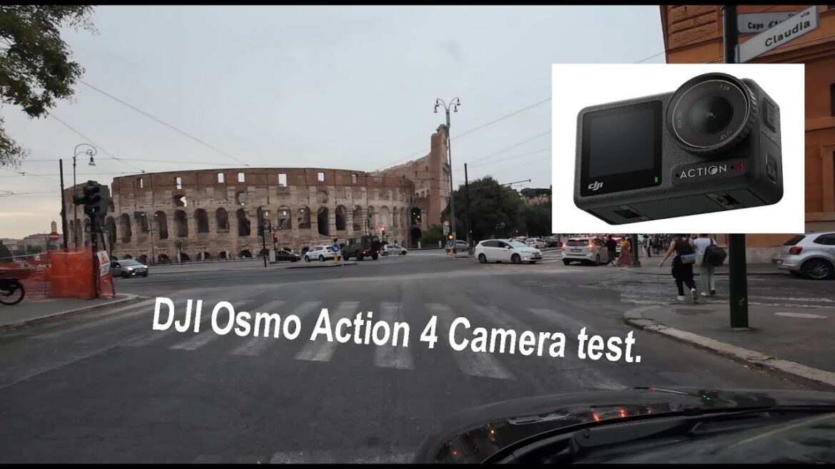 DJI Osmo Action 4 Camera test. Driving in to Rome. No filter, no edit.