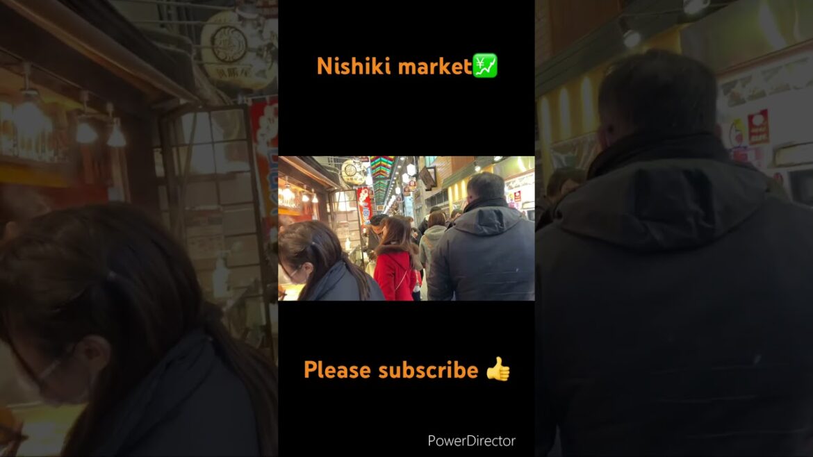 【Kyoto】Nishiki market #japan #travel #pleasesubscribe #cafe #trip #culture #market #eatingtour