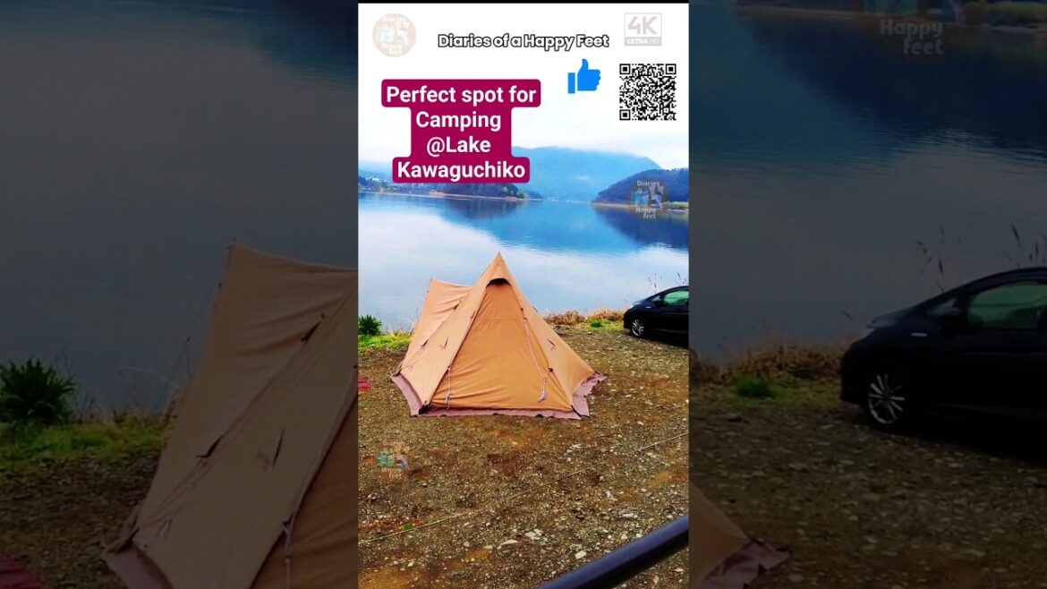 Perfect Spot for Camping @Lake Kawaguchiko #tokyojapantrip #lakekawaguchiko #kawaguchiko #tokyojapan