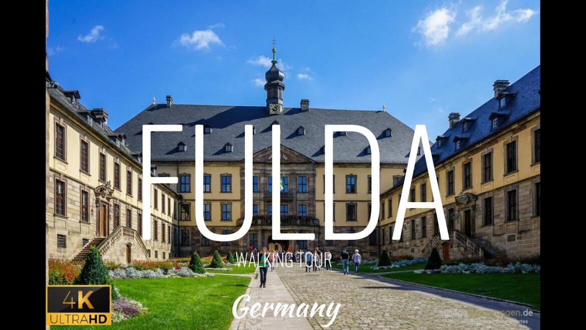 Discover Fulda: A City Rich in History and Charm, Germany 🇩🇪 Walking Tour 2023 | 4K 60fps HDR |
