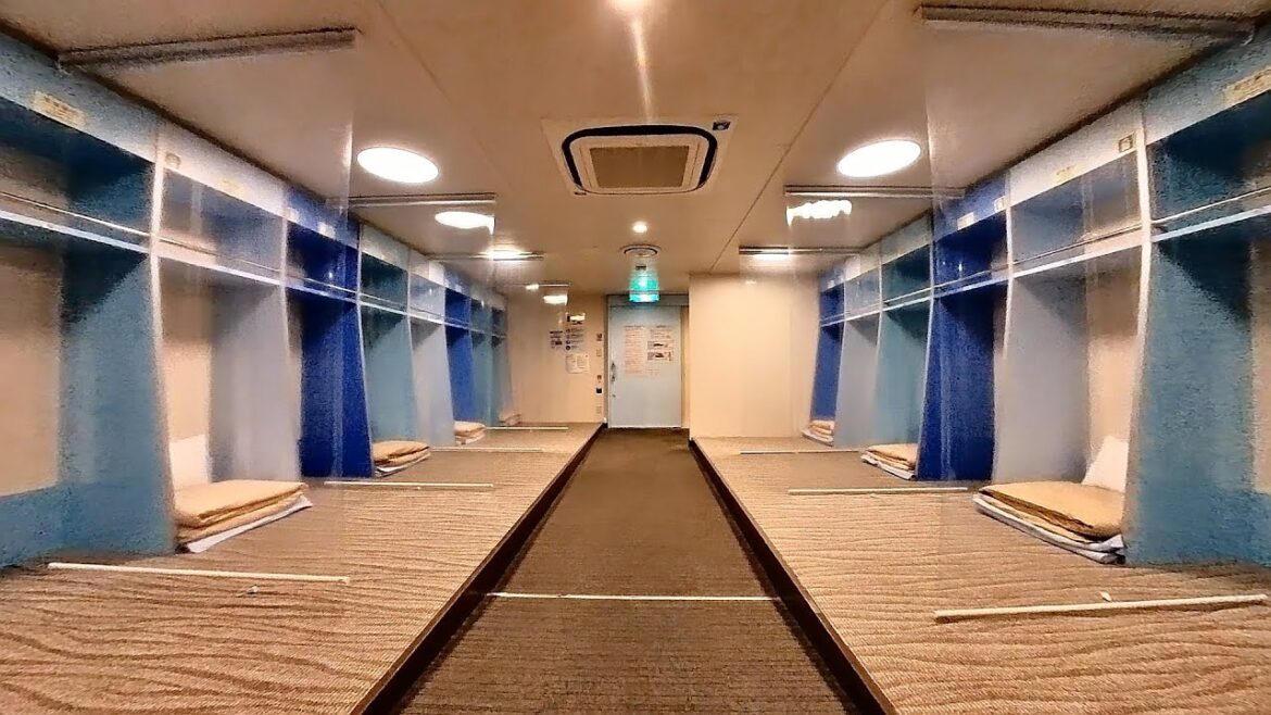 12.5 hour Overnight Ferry Fukuoka to Osaka in Japan