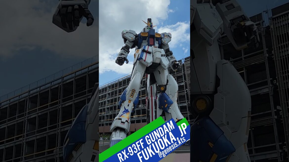 The Largest Lifesize Gundam in Japan! #shorts #gundam