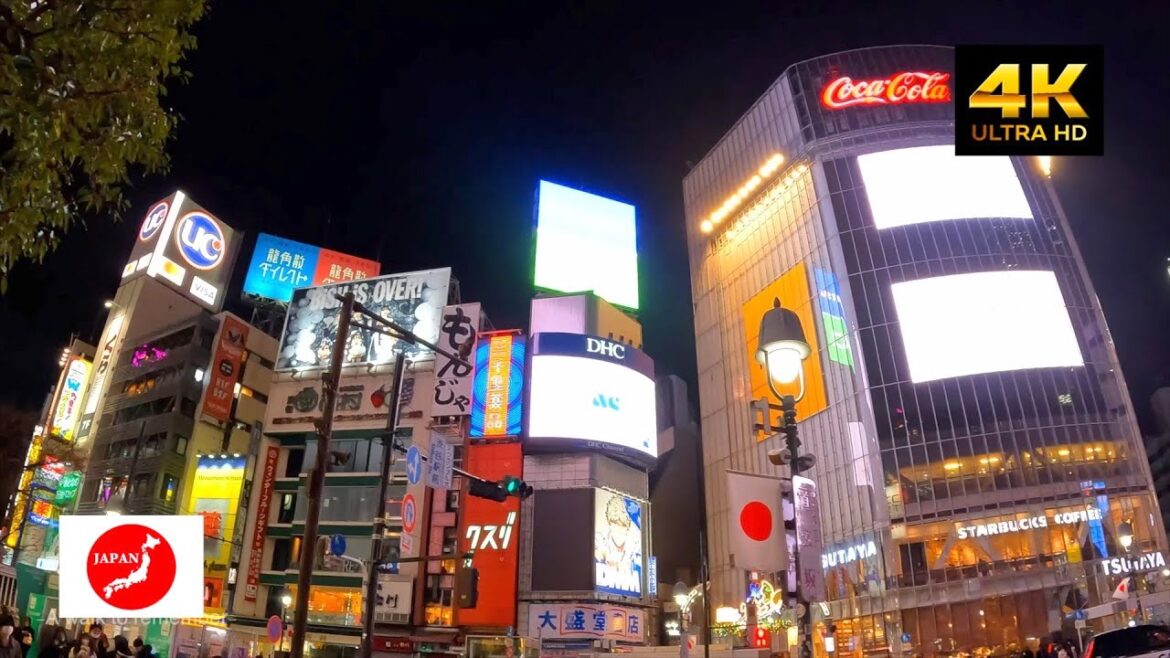 Travel around Japan 渋谷 4k で観光！東京を代表する渋谷の街を一周散歩してきました！