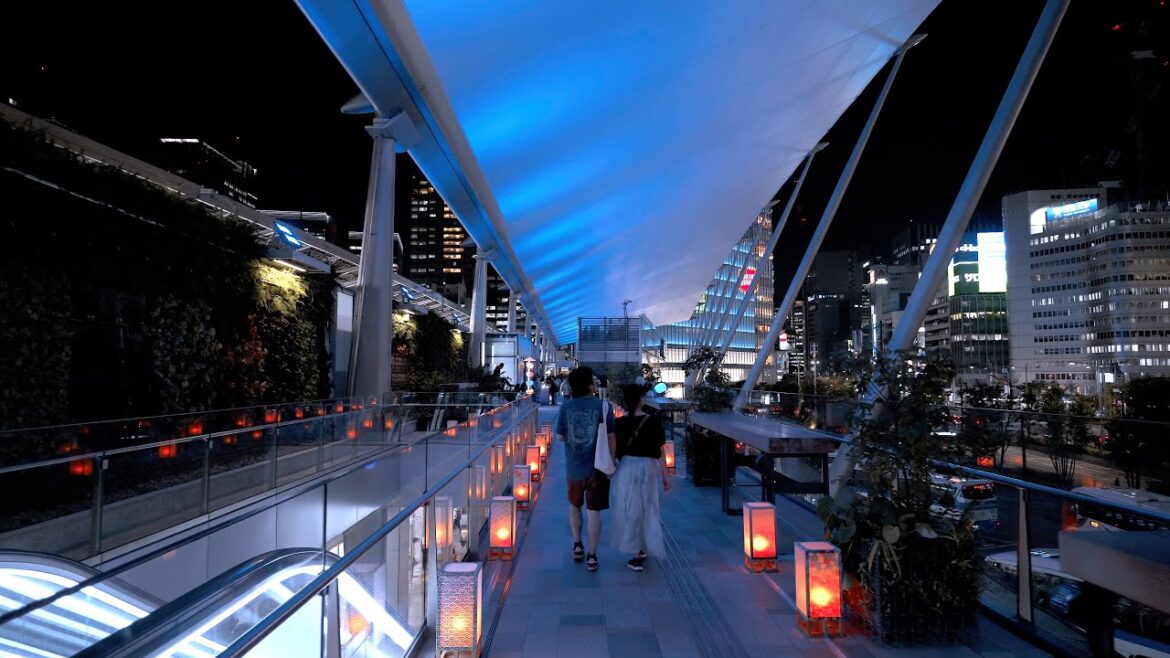 Tokyo Station Yaesu District: An Evening Stroll - 4K HDR