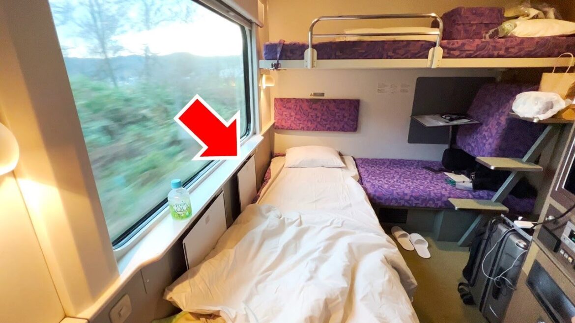 18hrs on Japan's Overnight Sleeper Train Cassiopeia  ($1,700 Completely Private Room)