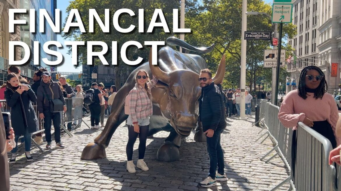 NEW YORK CITY Walking Tour [4K] - FINANCIAL DISTRICT