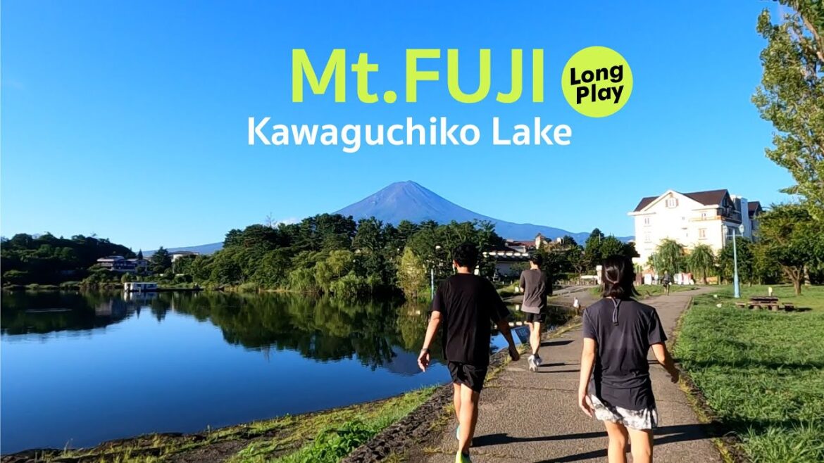 วิ่งเล่นริมทะเลสาปญี่ปุ่น Kawaguchiko Lake, Mt.Fuji | Long Play