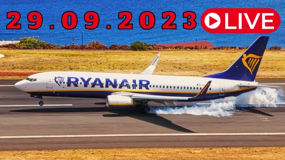 LIVE From Madeira Island Airport 29.09.2023