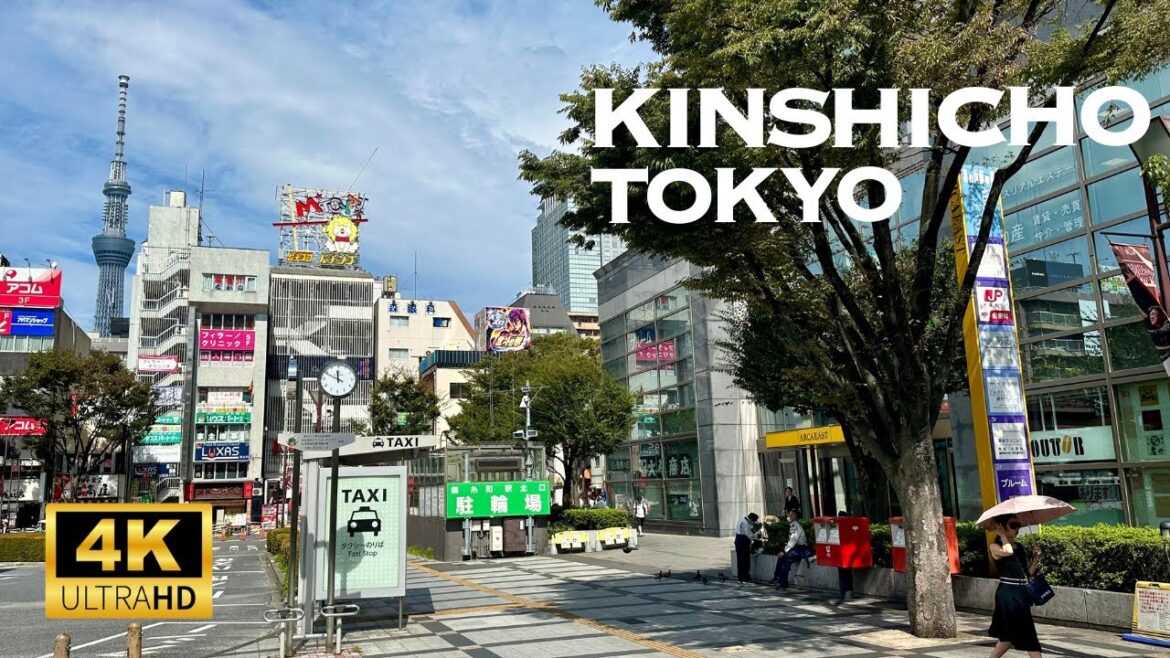 [4K] KINSHICHO TOKYO 🇯🇵🐧 Nonstop Walking Tour / 錦糸町 東京 散歩