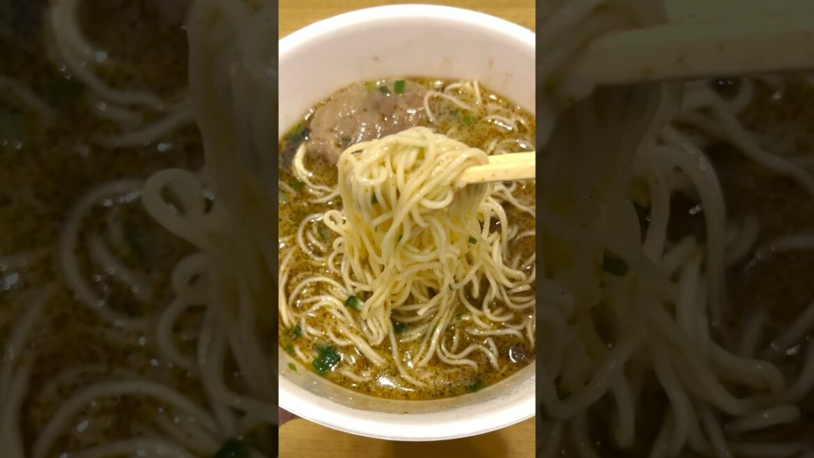 Japan's Ippudo Cup Noodle - Tonkotsu Ramen 🇯🇵 #shorts