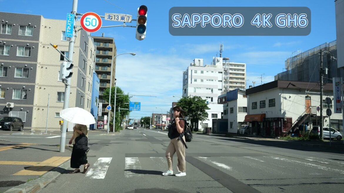 北14条線 → 西5丁目樽川通 → 西5丁目線 [ 4K/60p GH6 車載動画 #札幌市]  Japan Drive Hokkaido Sapporo city