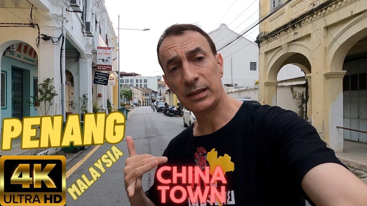 Penang: Chinatown, Malaysia 4K Walking Tour