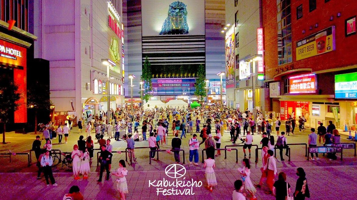 4K【歌舞伎町まつり】新宿歌舞伎町盆踊り 2023 東京 Japan 4K【歌舞伎町まつり】新宿歌舞伎町盆踊り 2023 東京 Japan