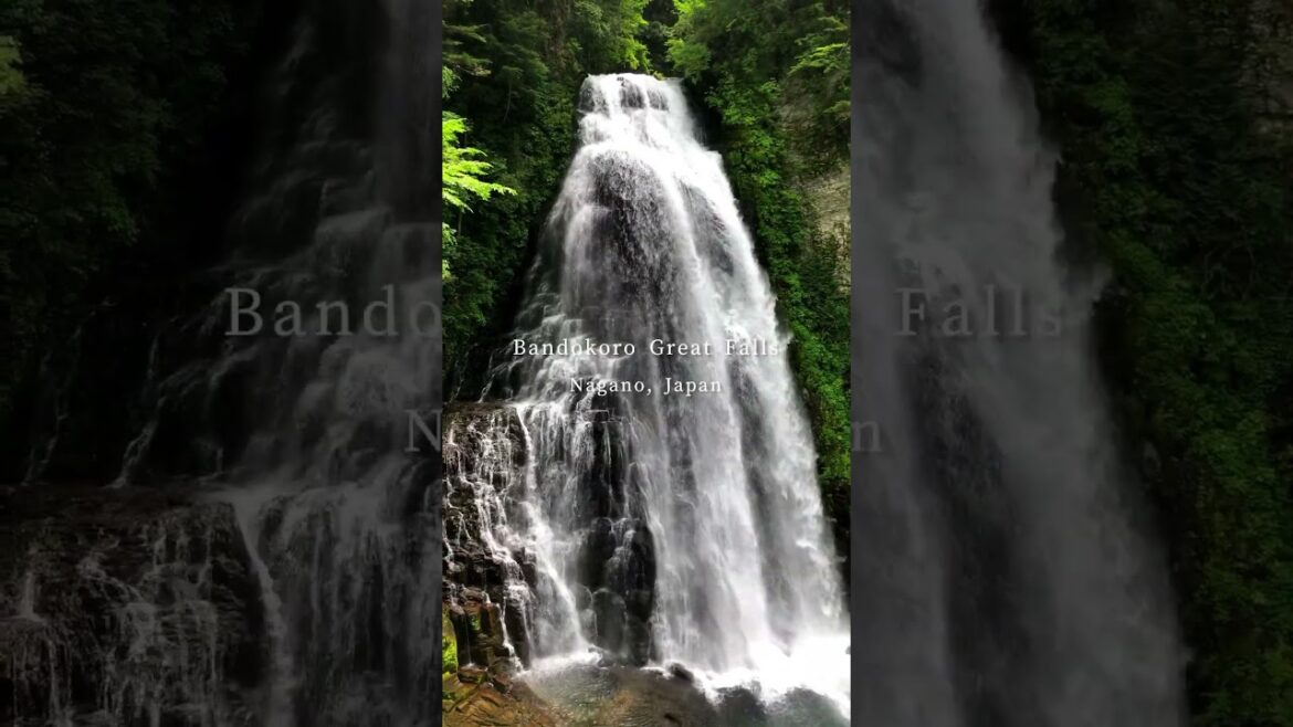 Bandokoro Great Falls in Nagano, Japan #japanvlog #nagano #japantrip