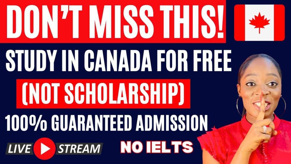GAME CHANGER: COME TO CANADA FOR FREE | GUARANTEED ADMISSION | NO IELTS | COME WITH FAMILY GAME CHANGER: COME TO CANADA FOR FREE | GUARANTEED ADMISSION | NO IELTS | COME WITH FAMILY
