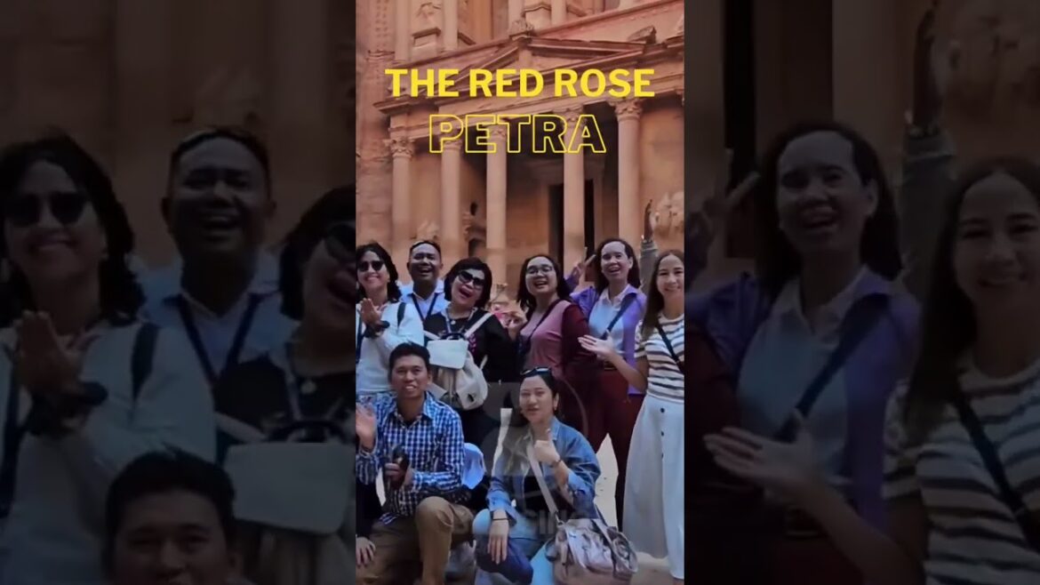 Blessing Tour at Petra Jordan #blessingtour #holyland #yearofyou #shorts