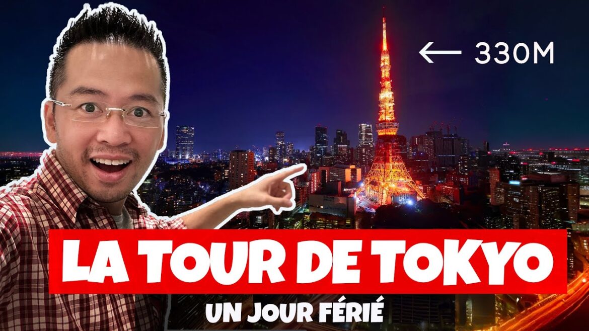 Une promenade à la Tour de Tokyo durant un jour férié